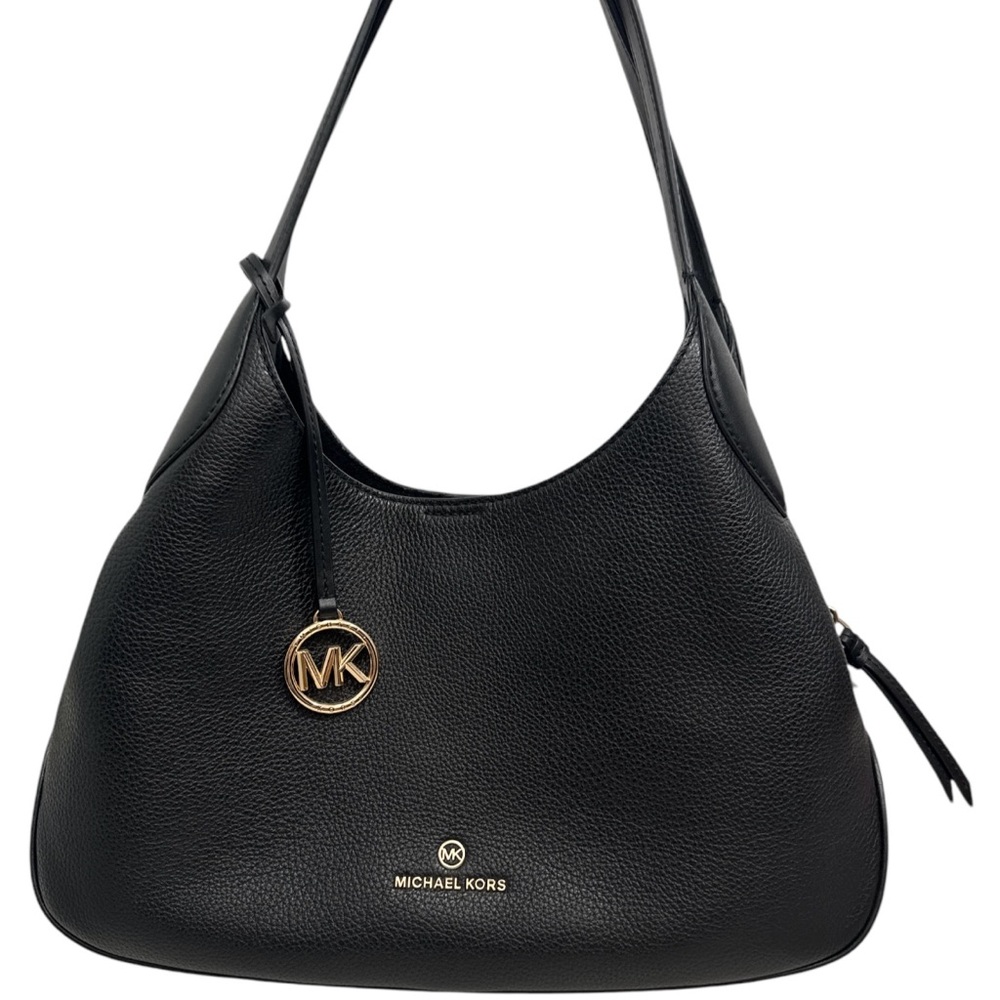 Michael Kors Black Leather Shoulder Bag